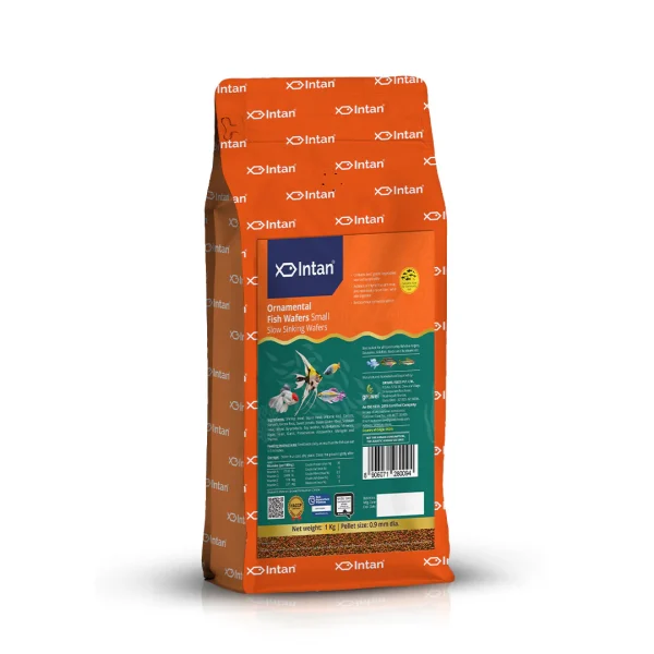 Intan ornamental fish wafers ( small )pouch 1000g